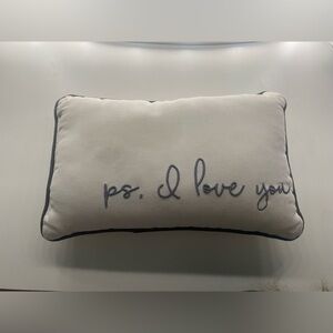 P.S. I love you pillow